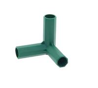 Greenhouse Frame Connector - 5 Types Heavy Duty Connectors | Gardening Connector Set | PP Material, Inner Diameter 1.6cm, Includes Right Angle T-Junction, Right Angle Cross-Junction