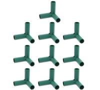 Greenhouse Frame Connector - 5 Types Heavy Duty Connectors | Gardening Connector Set | PP Material, Inner Diameter 1.6cm, Includes Right Angle T-Junction, Right Angle Cross-Junction