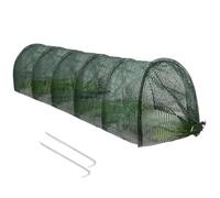 Greenhouse Tunnel, Garden Row Cover, Plant Shelter 2 in 1 Compact Net Structure, Sun Protection Hoop Design, Ideal for Backyard Gardening, Balcony Use, Terrace Plant Care