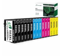 Greenjob 503XL Compatibili per Epson 503 XL Multipack per Expression Home XP-5200 XP-5205 XP5200 XP5205, Workforce WF-2960 WF-2965 WF2960 WF2965 WF-2960DWF WF-2965DWF (15 Pezzi)