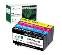 Greenjob Compatibile 405XL Cartucce d'inchiostro for Epson 405 XL Multipack Compatible con WorkForce Pro WF-3820 WF-3825 WF-4820 WF-4825 WF-4830 WF-7830 WF-7835 WF-7840 (4 Pack)