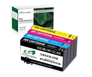 Greenjob Compatibile 405XL Cartucce d'inchiostro for Epson 405 XL Multipack Compatible con WorkForce Pro WF-3820 WF-3825 WF-4820 WF-4825 WF-4830 WF-7830 WF-7835 WF-7840 (4 Pack)