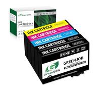Greenjob Compatibile 604XL Compatibili per Epson 604 XL Multipack per Expression Home XP-2200 XP-2205 XP-3200 XP-3205 XP-4200 XP-4205 Workforce WF-2910 WF-2930 WF-2935 WF-2950 (5 Pezzi)