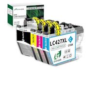 Greenjob LC427XL Cartucce Compatibili per Brother LC427 LC-427XL LC-427XLVAL Value Pack per Brother MFC-J5955DW MFC-J6955DW HL-J6010DW MFC-J6957DW MFC-J6959DW (1 Nero, 1 Ciano, 1 Magenta, 1 Giallo)