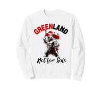 Greenland Flag Bear Support Greenland Is Not for Sale Felpa