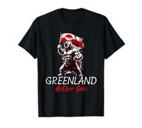 Greenland Flag Bear Support Greenland Is Not for Sale Maglietta