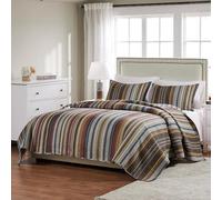 Greenland Home 2 Piece Durango Quilt Set, Multicolor, Coppia