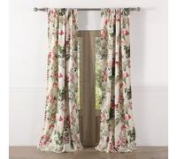 Greenland Home Farfalle Set di Pannelli per Tende, Tessuto, Multicolore, 84 in