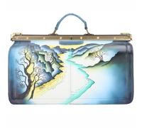 Greenland Nature Art+Craft Valigetta medico in pelle 48 cm Scomparto per computer portatile handbemalt (8320)