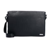 Greenland Nature Messenger in pelle nappa nera 38 cm nero