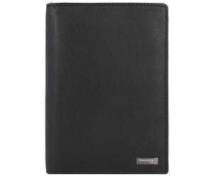 Greenland Nature Custodia per passaporto RFID in nappa nera 11,5 cm nero
