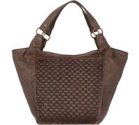 Greenland Nature Femi & Nine Borsa a tracolla in pelle 38 cm grey (2851-6)