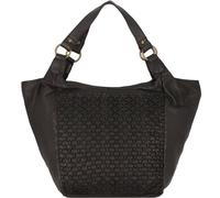 Greenland Nature Femi & Nine Borsa a tracolla in pelle 38 cm black (2851-2)