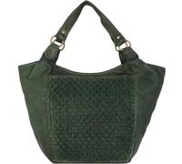 Greenland Nature Femi & Nine Borsa a tracolla in pelle 38 cm green (2851-4)