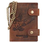 Greenland Nature Montenegro Portafoglio RFID in pelle 9 cm eagle (2975-1E-braun)