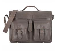 Greenland Nature Cartella in pelle Natura 40 cm grigio Uomo (1100-28)