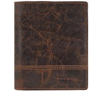 Greenland Nature Portafoglio classico in pelle 10,5 cm marrone