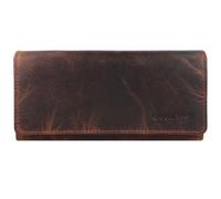 Greenland Nature Portafoglio Montana RFID in pelle 19 cm marrone