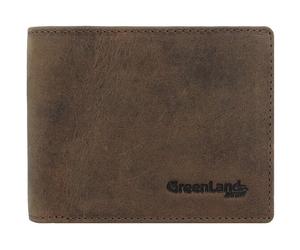 Greenland Nature Portafoglio RFID in pelle 11,5 cm marrone