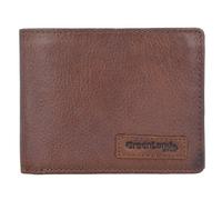 Greenland Nature Portafoglio Soft & Safe RFID in pelle 12 cm marrone