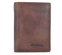 Greenland Nature Portafoglio Soft & Safe RFID in pelle 9,5 cm marrone
