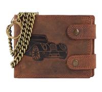 Greenland Nature Portamonete 'Montenegro' marrone / nero Uomo Greenland Nature XS-XXL