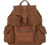 Greenland Nature Zaino 'Nature' cognac / marrone scuro Donna Greenland Nature One Size