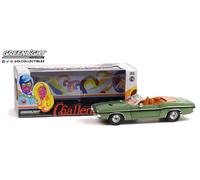 Greenlight 1:18 1970 Dodge Challenger R/T Convertibile Verde W/Marroncino
