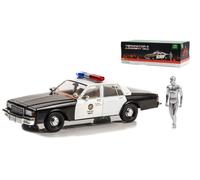 GREENLIGHT 1/18 CHEVROLET CAPRICE POLICE TERMINATOR 2 MODELLINO STATICO DIECAST