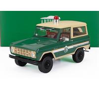 GREENLIGHT 1/18 FORD BRONCO SMOKEY BEAR FOREST RANGER 1967 MODELLINO AUTO