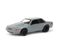 Greenlight 1/64 1993 Ford Mustang Grigio Drag Car, LP Diecast Esclusivo 51522-A