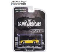 Greenlight 1/64 62010-D - Graveyard Carz 1970 Plymouth AAR 'Cuda Giallo