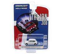 Greenlight 1:64 Hollywood Series 28 - Il lavoro italiano (1969) - 1967 Austin Mini Cooper S 1275 MkI - Bianco con cinghie in pelle nera 44880-C