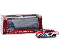 Greenlight 86335 1/43 Tokyo Torque 1971 Datsun 510 46 Brock Racing John Morton