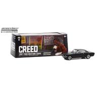 Greenlight 1967 Ford Mustang Coupe Matt Black (Adonis Creed's) Creed (2015) Film 1/43 Diecast Model Car