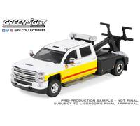 Greenlight Duplice Drivers 2017 Chevy Silverado HD 3500 Carroattrezzi Cover Olio
