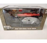 Greenlight Ken-Skill tear Drop Camper Caravan Roulotte 1947 1/24 18420-47