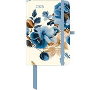 GreenLine Diary Floral 2026 - Buchkalender - Taschenkalender - 10x15