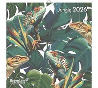 GreenLine Jungle 2026 - Wand-Kalender - Broschüren-Kalender - 30x30 - 30x60 geöffnet