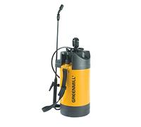 Greenmill GB9050 Spruzzatore a pressione con manometro, capacità 5 l, spruzzatore da giardino, spruzzatore per piante