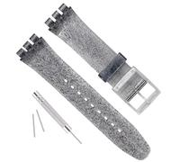 GreenOlive - Cinturino per orologio in gomma al silicone impermeabile, 17mm, Silicone, Nessuna pietra preziosa