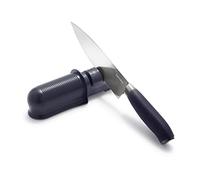 GreenPan Affilatrice in titanio a doppia fase, lame seghettate e dritte, superficie di presa nervata, dimensioni compatte