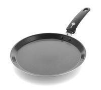 GreenPan Essentials Padella per Crêpes e Pancake in Ceramica Sana e Antiaderente da 28 cm, Senza PFAS, Induzione, Sicuro al Forno e al Griglia fino a 160°C, Lavabile in Lavastoviglie, Nero