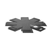 GreenPan Pan Protectors Set di Protezioni per padelle, Felt, Nero