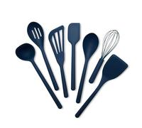 GreenPan Platinum - Set di utensili da cucina in silicone, 7 pezzi, colore: blu navy