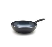 GreenPan Torino 28 cm/3,6 litre Padella Wok in Ceramica Antiaderente Sano, Senza PFAS, Induzione, Lavabile in lavastoviglie, Adatta al forno fino a 160°C, Nero