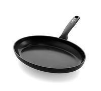 GreenPan Torino 32 cm Padella per Pesce in Ceramica Antiaderente Sano, Senza PFAS, Induzione, Adatta al forno fino a 160°C, Lavabile in Lavastoviglie, Nero