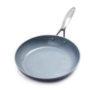 GreenPan Valencia Pro Padella Antiaderente in Ceramica Anodizzata Dura Sana da 28 cm, Senza PFAS, Resistente All'induzione, Lavabile in forno e in lavastoviglie, Grigio