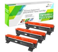 GREENPRINT 3Pacchetti Cartucce di Toner Compatibili TN1050 Capacità Standard 1000 Pagine Brother DCP-1510 1512 1512A 1610W 1612W 1612WE MFC-1810 1910W HL-1110 1112 1112A 1210W 1212W Stampanti