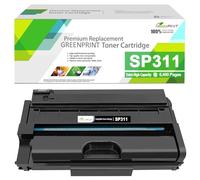 GREENPRINT Cartuccia Toner Compatibile 407246 Capacità Extra Alta 6400 pagine Nero per Stampanti Ricoh Aficio SP310 SP311 SP312 SP320 SP325